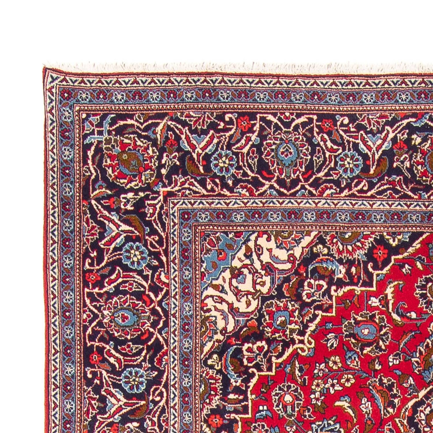 Alfombra persa - Keshan - 300 x 195 cm - rojo