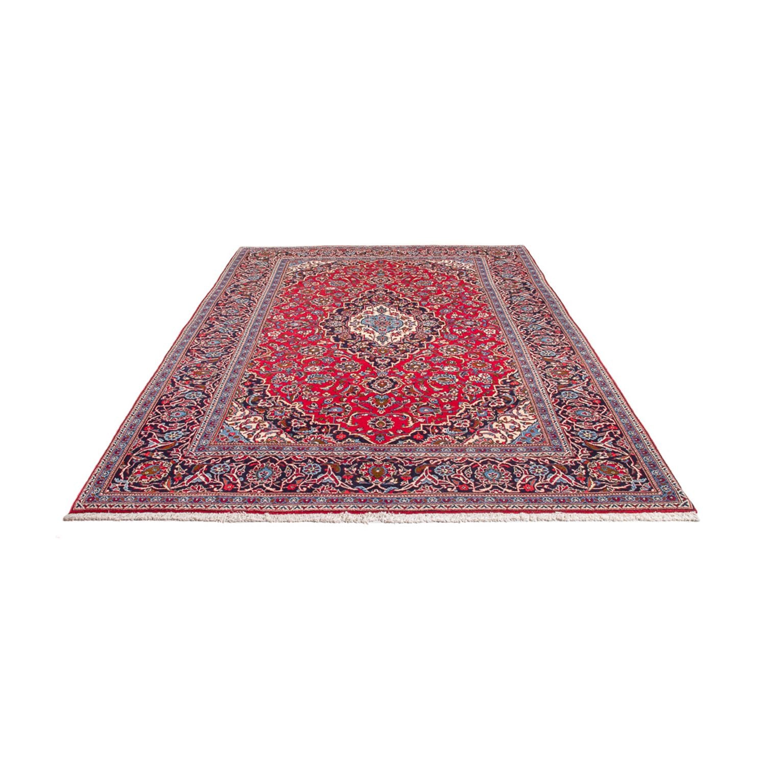 Alfombra persa - Keshan - 300 x 195 cm - rojo