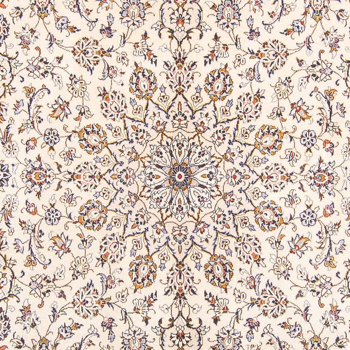 Alfombra persa - Keshan - 302 x 194 cm - crema