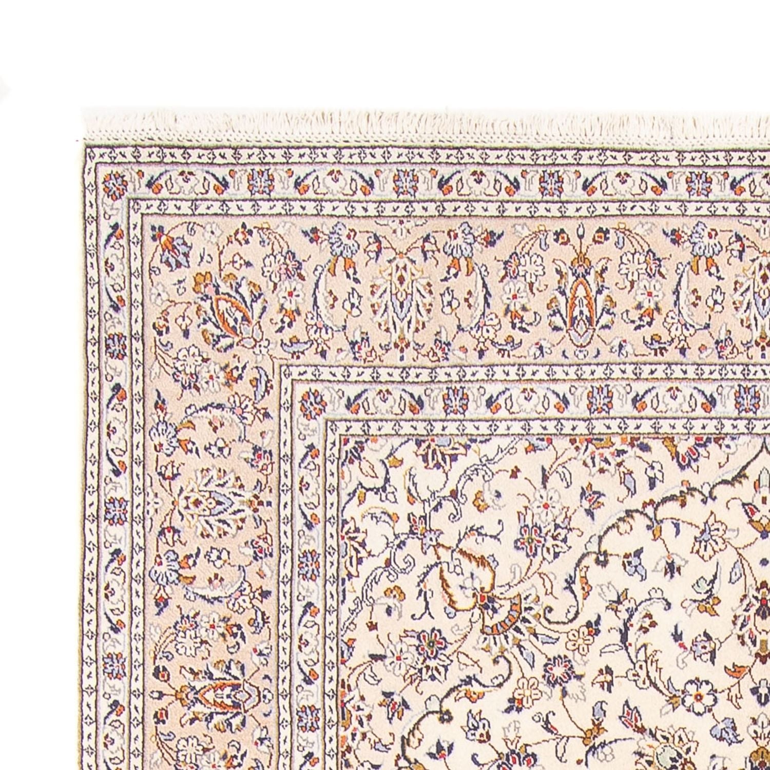 Alfombra persa - Keshan - 302 x 194 cm - crema