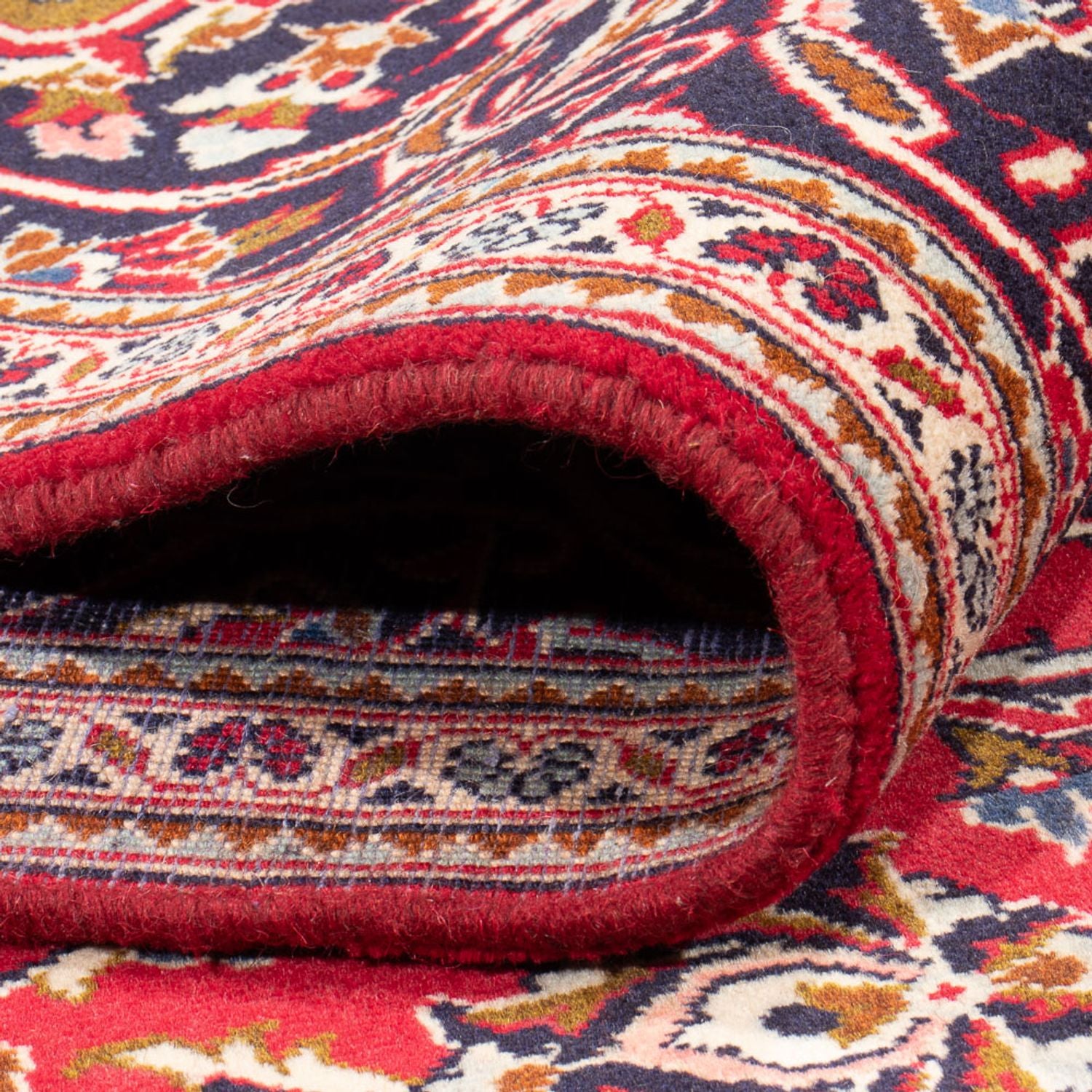 Alfombra persa - Keshan - 293 x 200 cm - rojo