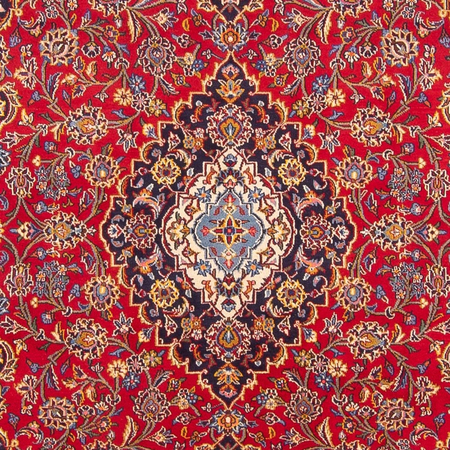 Alfombra persa - Keshan - 293 x 200 cm - rojo