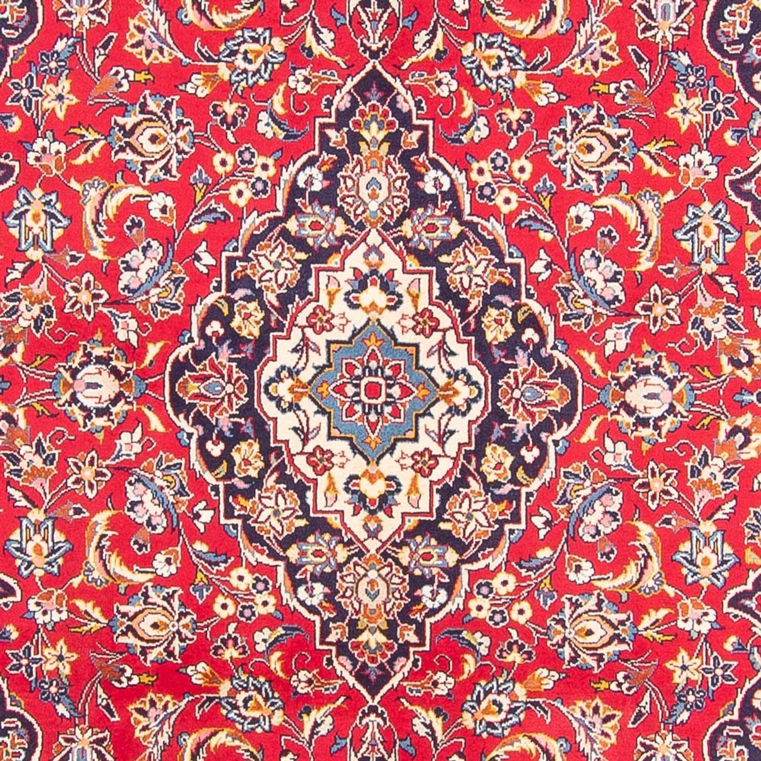 Alfombra persa - Keshan - 294 x 200 cm - rojo