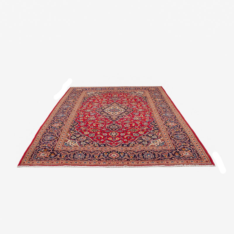 Alfombra persa - Keshan - 294 x 200 cm - rojo