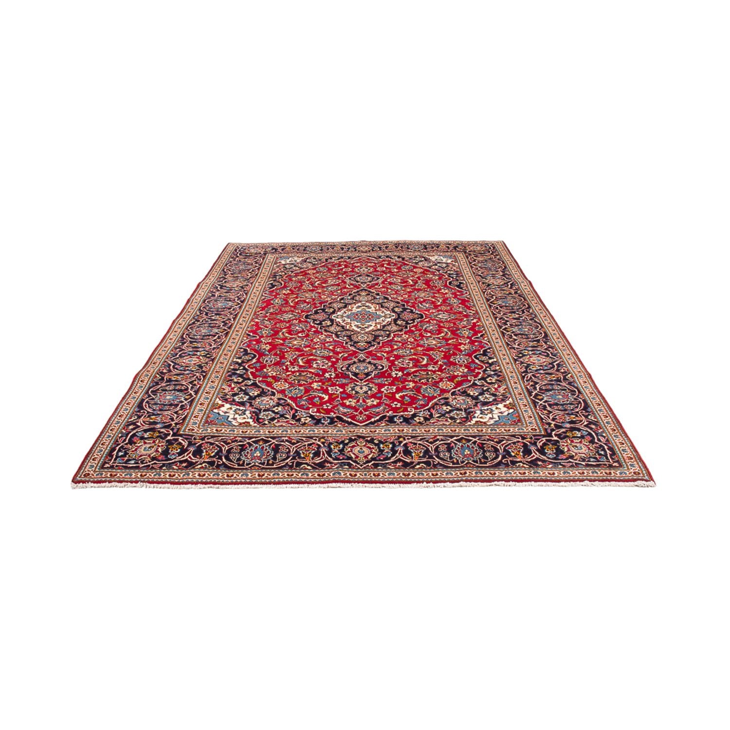 Alfombra persa - Keshan - 295 x 200 cm - rojo