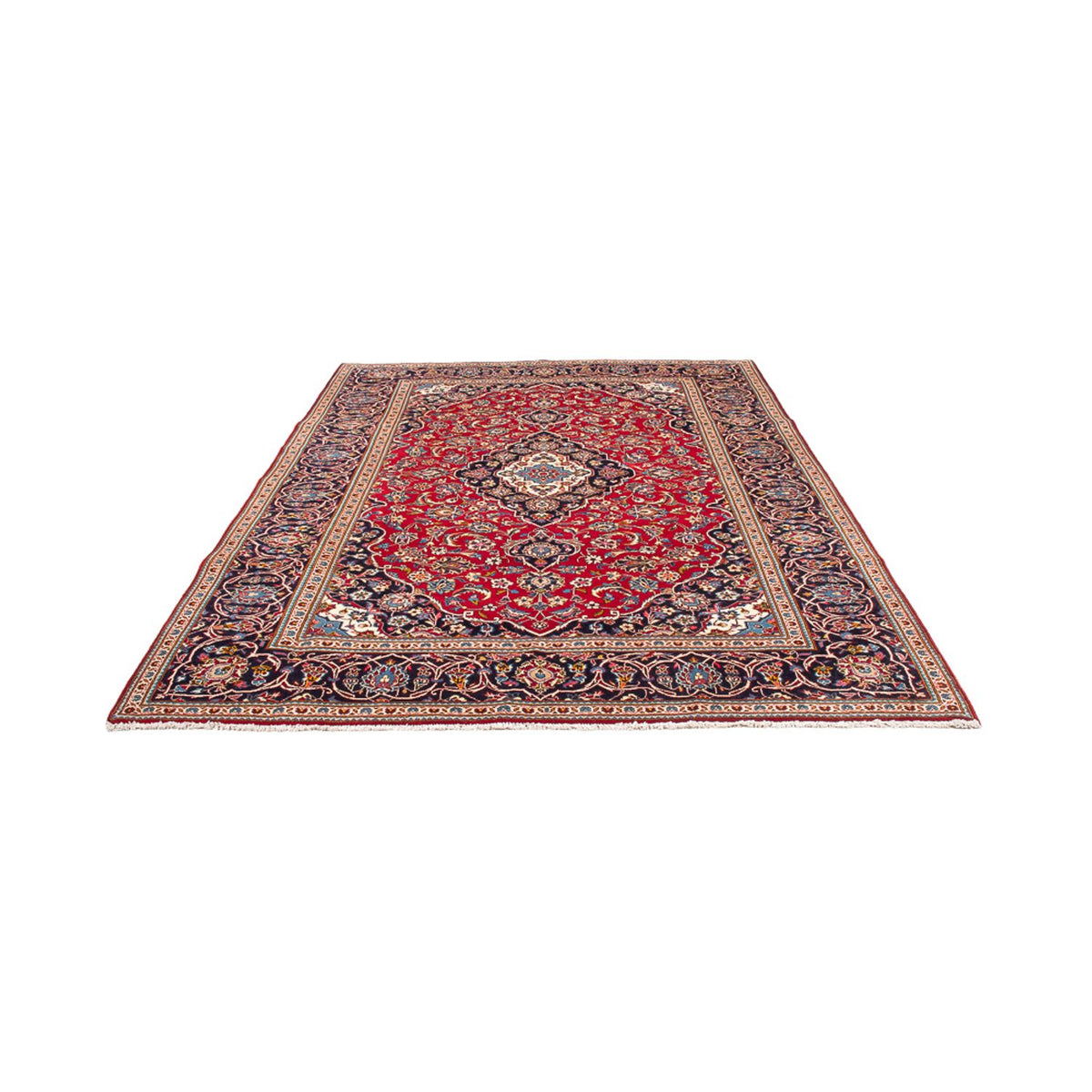 Alfombra persa - Keshan - 295 x 200 cm - rojo