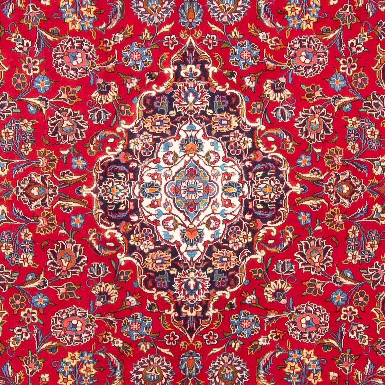 Alfombra persa - Keshan - 300 x 197 cm - rojo