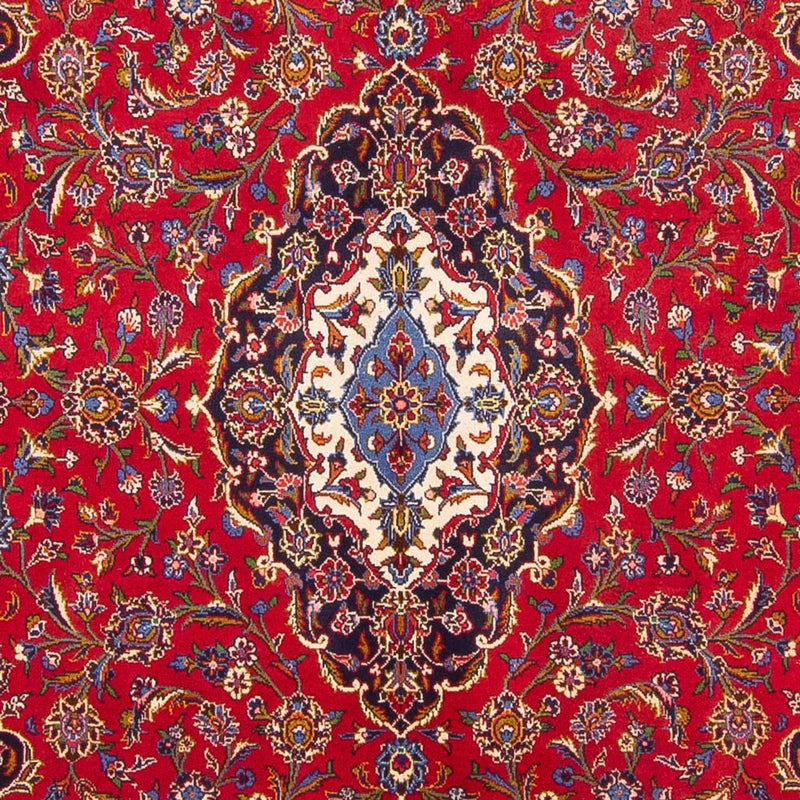 Alfombra persa - Keshan - 293 x 202 cm - rojo