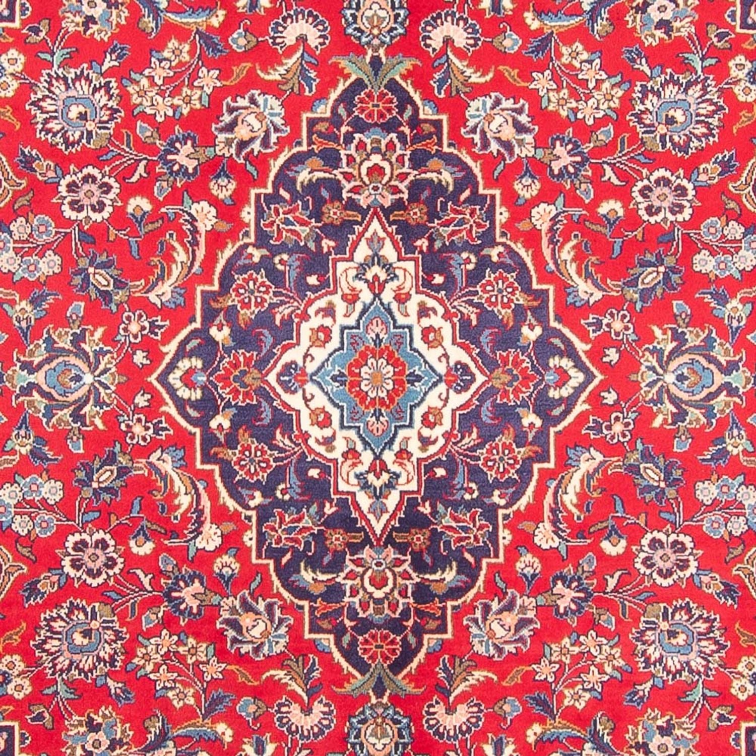 Alfombra persa - Keshan - 297 x 200 cm - rojo
