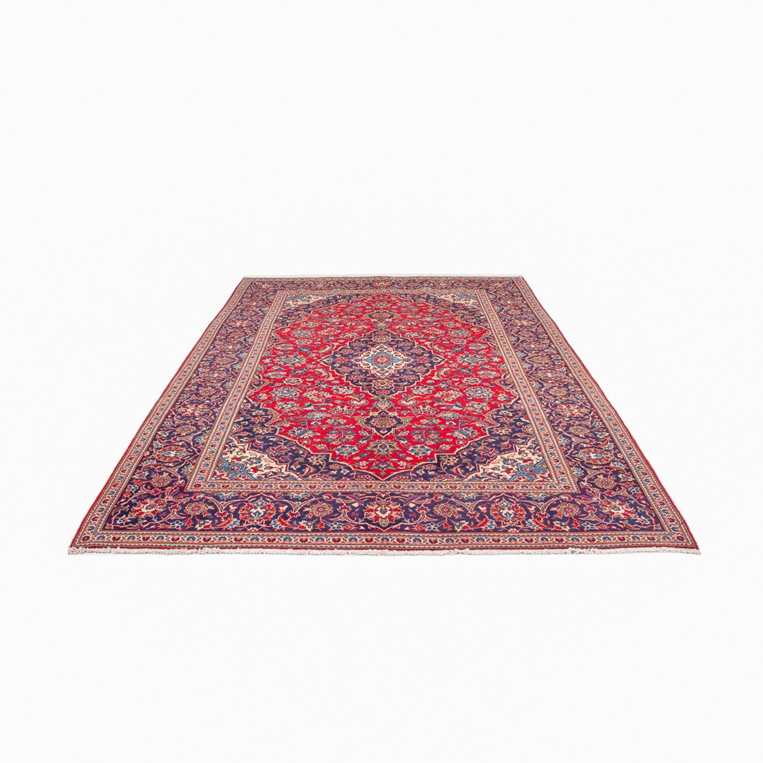 Alfombra persa - Keshan - 297 x 200 cm - rojo