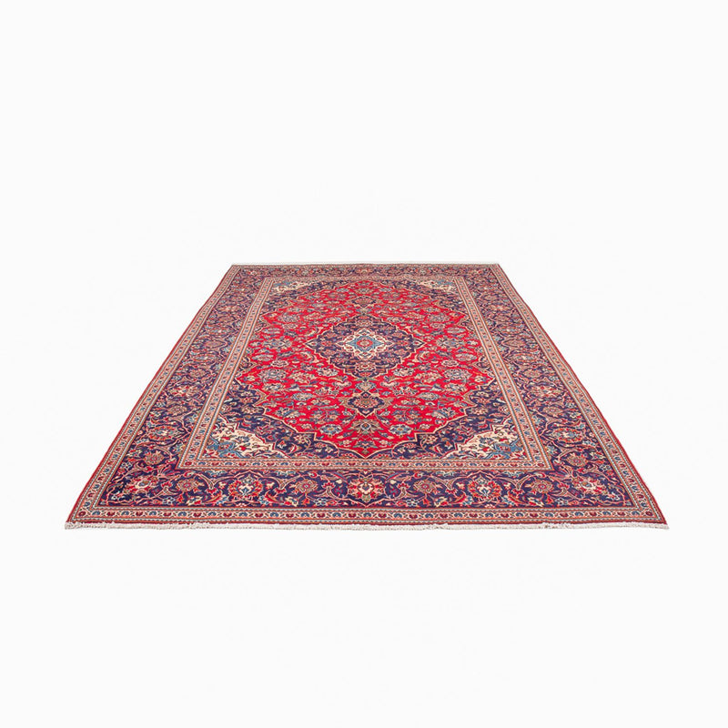 Alfombra persa - Keshan - 297 x 200 cm - rojo