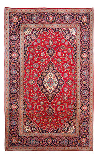 Alfombra persa - Keshan - 294 x 202 cm - rojo