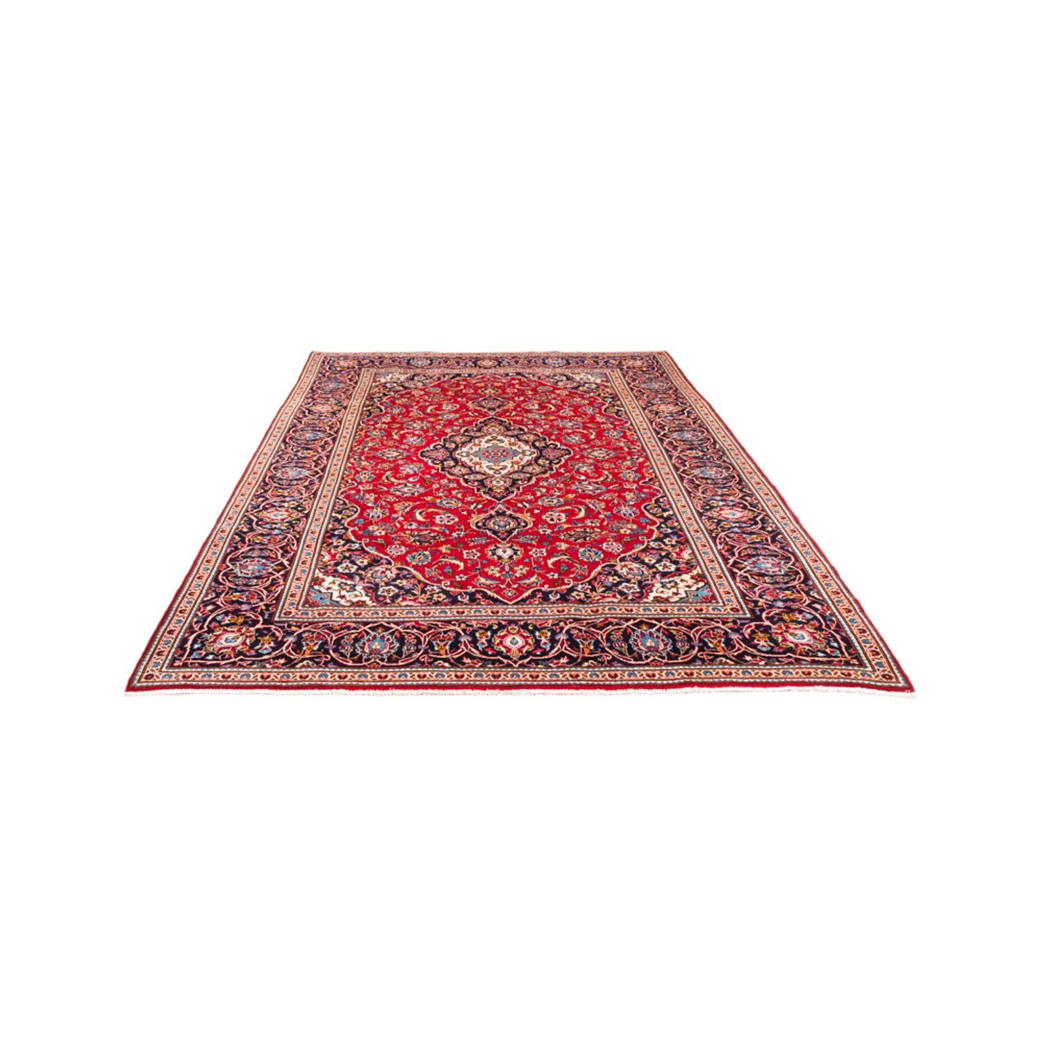 Alfombra persa - Keshan - 294 x 202 cm - rojo