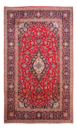 Alfombra persa - Keshan - 297 x 200 cm - rojo