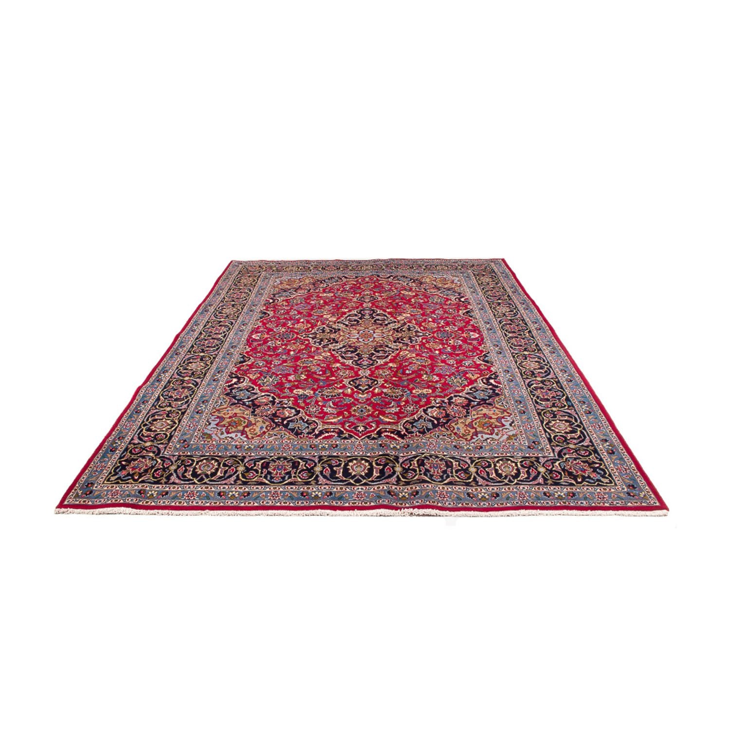 Alfombra persa - Keshan - 298 x 200 cm - rojo