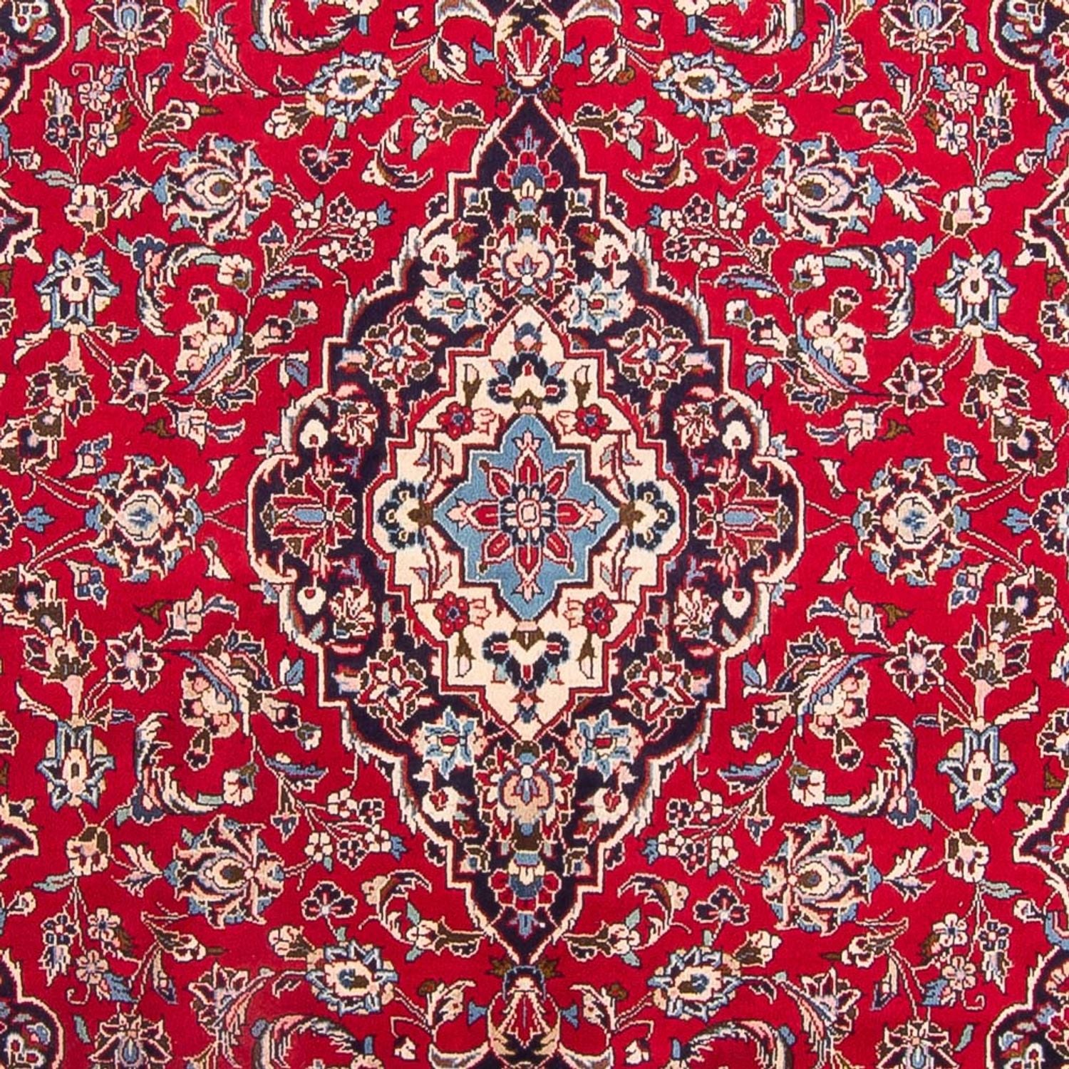 Alfombra persa - Keshan - 304 x 196 cm - rojo