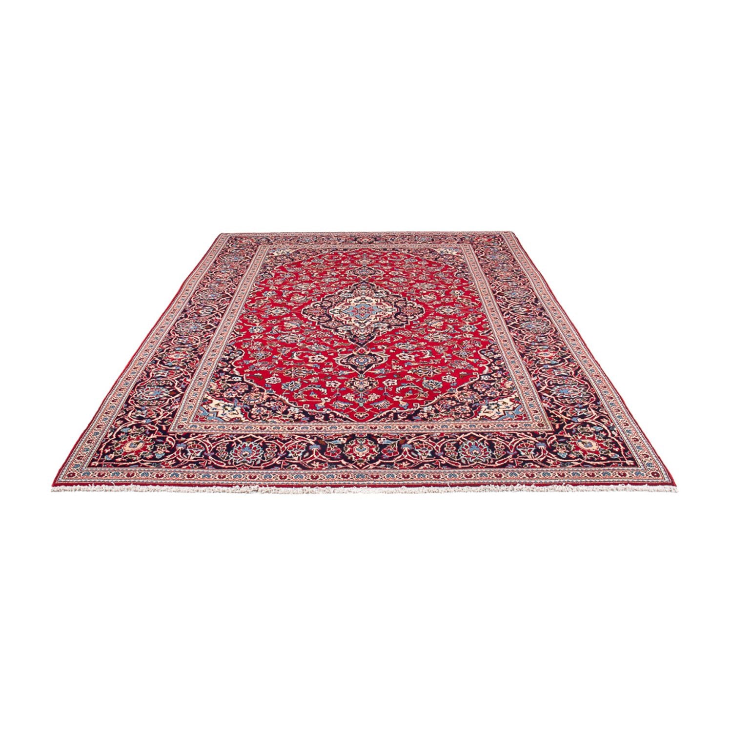 Alfombra persa - Keshan - 304 x 196 cm - rojo