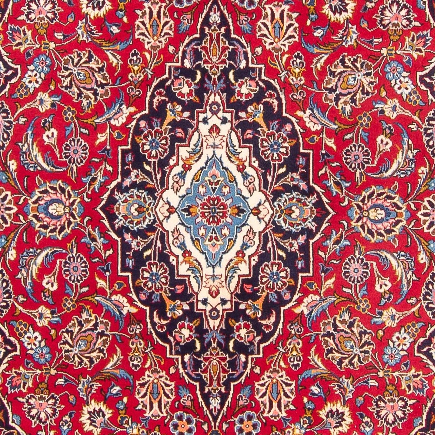 Alfombra persa - Keshan - 304 x 196 cm - rojo