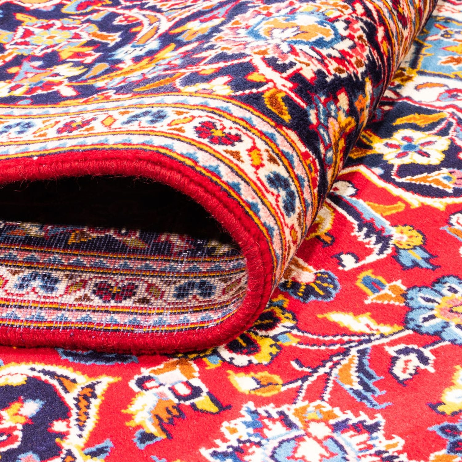 Alfombra persa - Keshan - 310 x 193 cm - rojo
