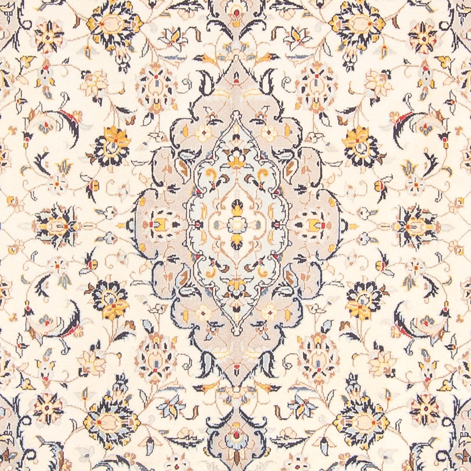 Alfombra persa - Keshan - 300 x 200 cm - crema