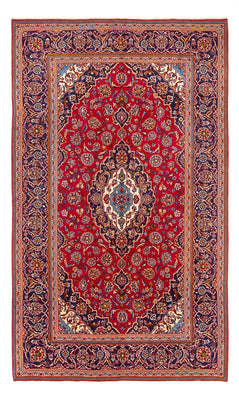 Alfombra persa - Keshan - 306 x 196 cm - rojo