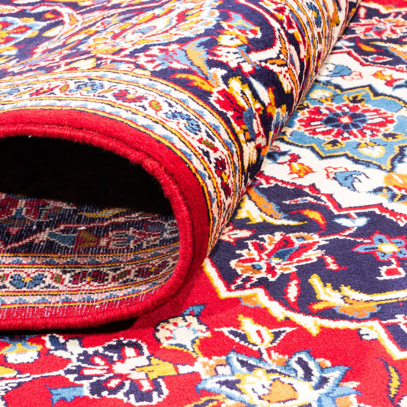 Alfombra persa - Keshan - 303 x 198 cm - rojo