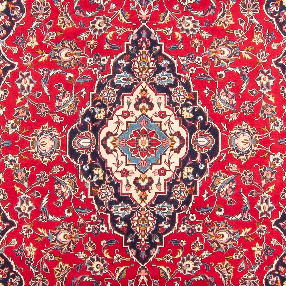 Alfombra persa - Keshan - 300 x 200 cm - rojo