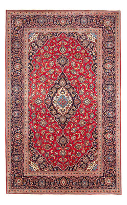 Alfombra persa - Keshan - 300 x 200 cm - rojo