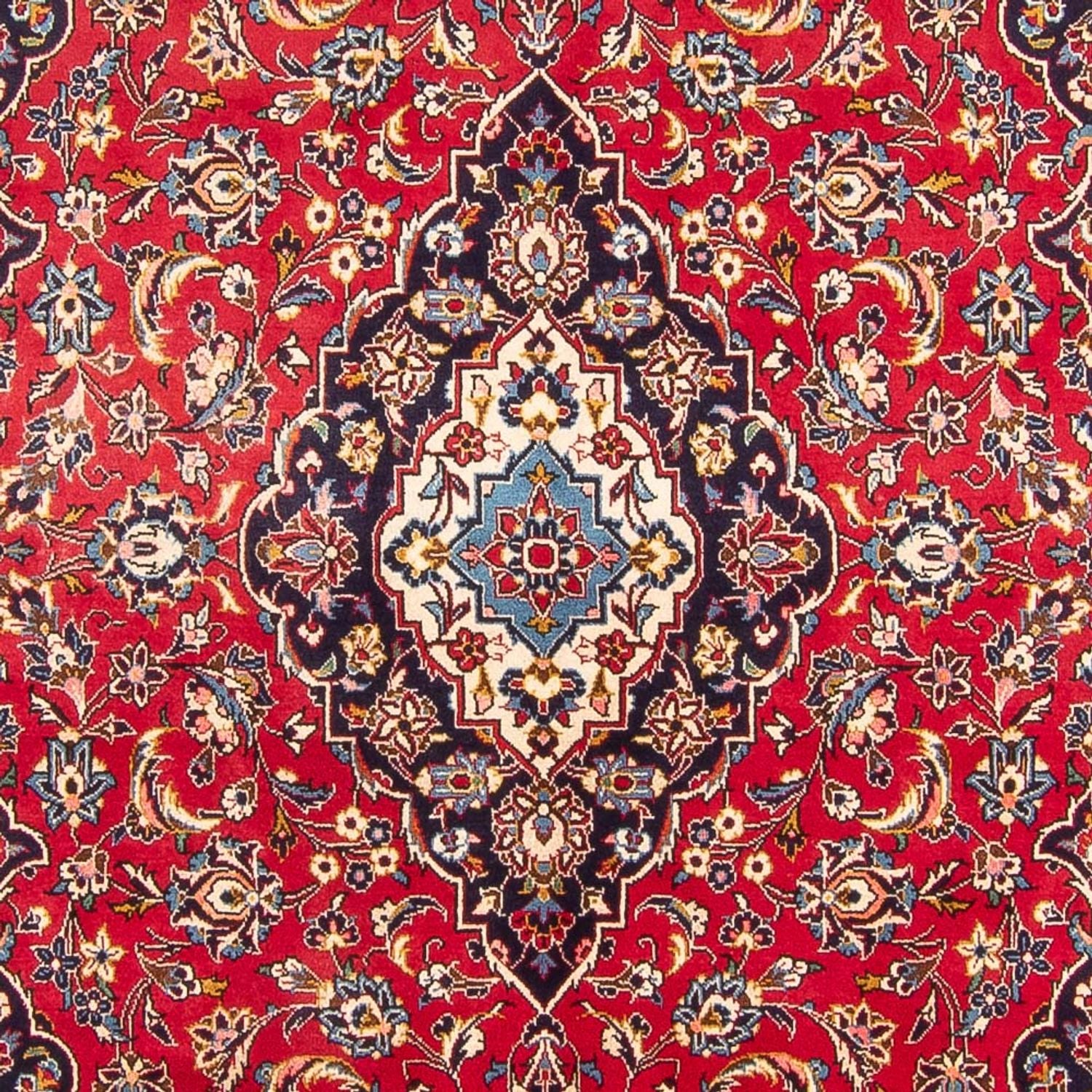 Alfombra persa - Keshan - 300 x 200 cm - rojo