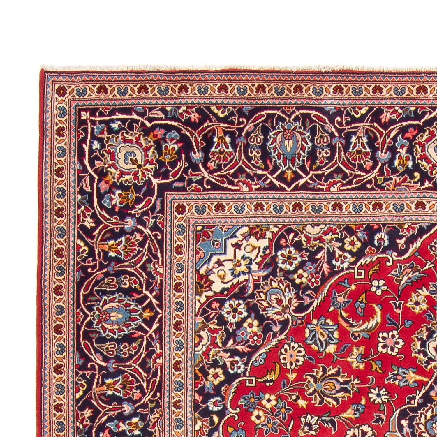 Alfombra persa - Keshan - 300 x 200 cm - rojo