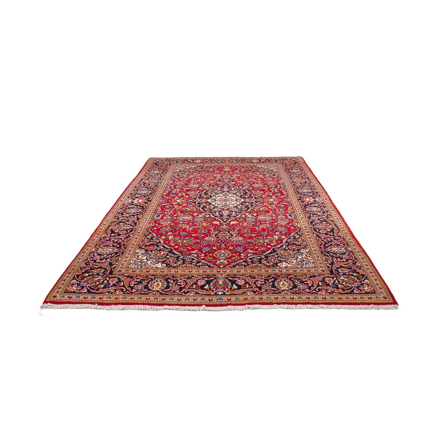 Alfombra persa - Keshan - 300 x 200 cm - rojo