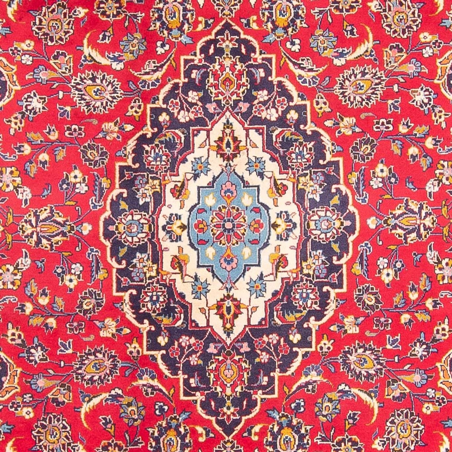 Alfombra persa - Keshan - 300 x 200 cm - rojo