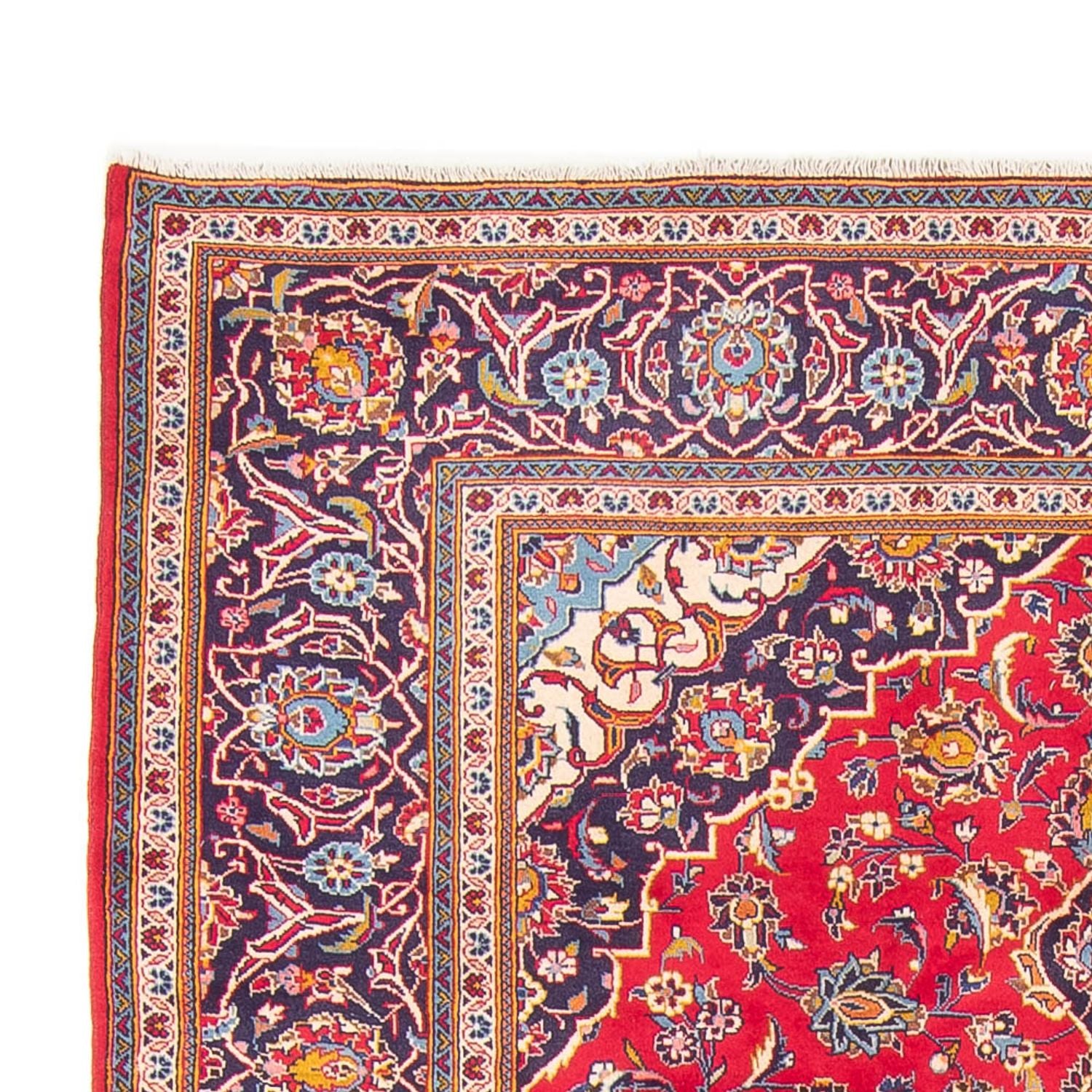 Alfombra persa - Keshan - 300 x 200 cm - rojo