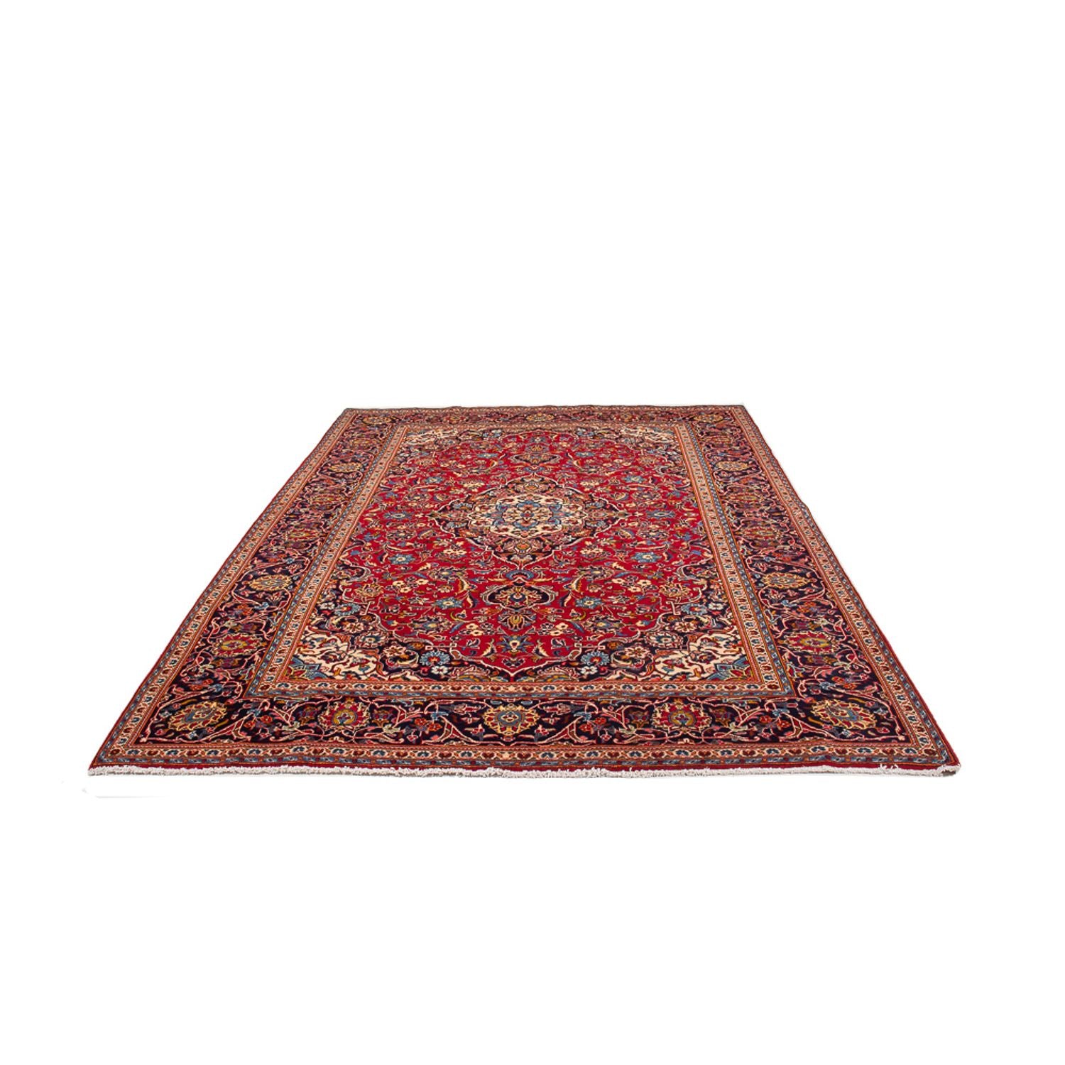 Alfombra persa - Keshan - 300 x 200 cm - rojo