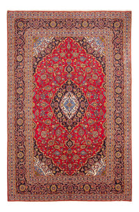 Alfombra persa - Keshan - 296 x 203 cm - rojo