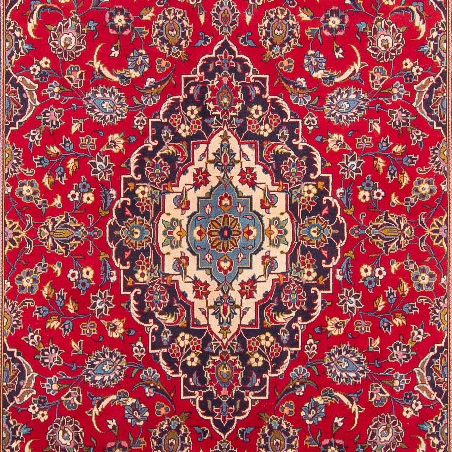 Alfombra persa - Keshan - 310 x 194 cm - rojo