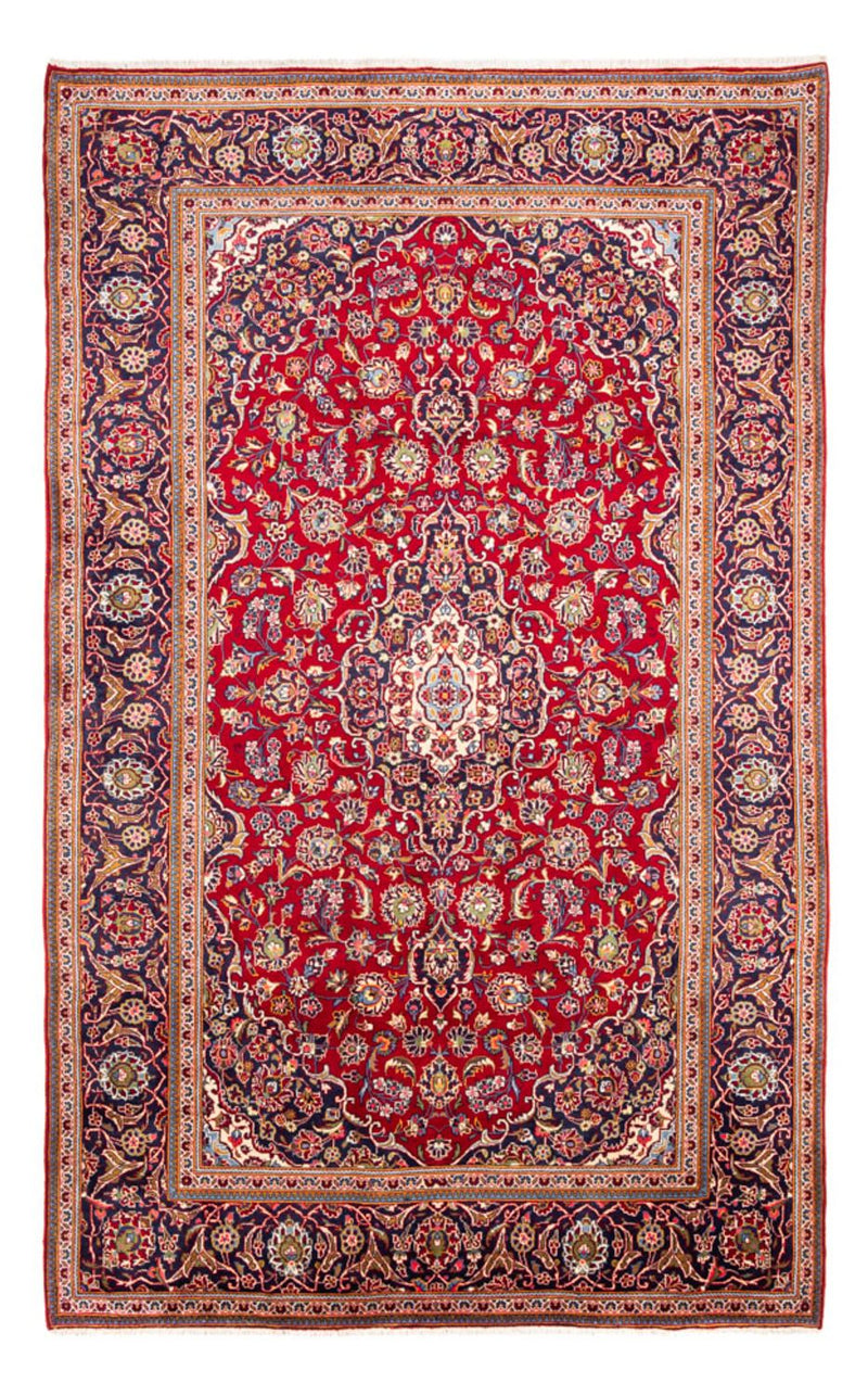 Alfombra persa - Keshan - 302 x 200 cm - rojo