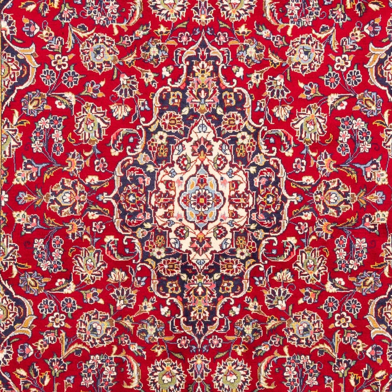 Alfombra persa - Keshan - 302 x 200 cm - rojo