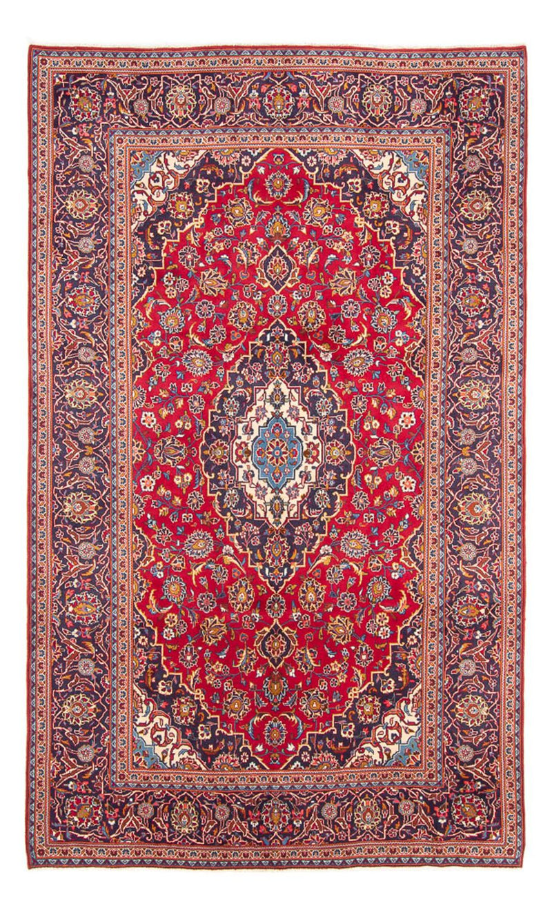 Alfombra persa - Keshan - 302 x 200 cm - rojo