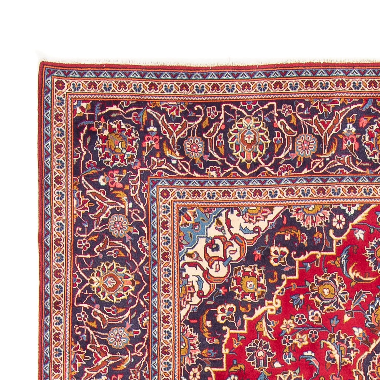Alfombra persa - Keshan - 302 x 200 cm - rojo