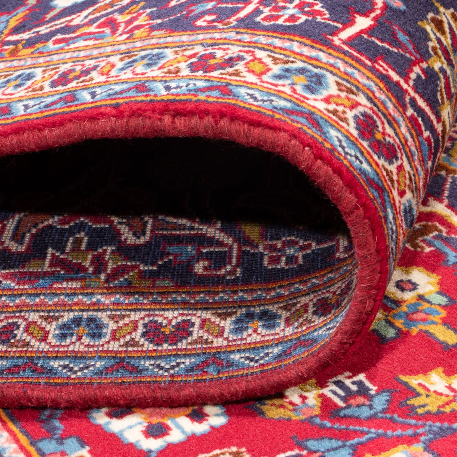Alfombra persa - Keshan - 302 x 200 cm - rojo