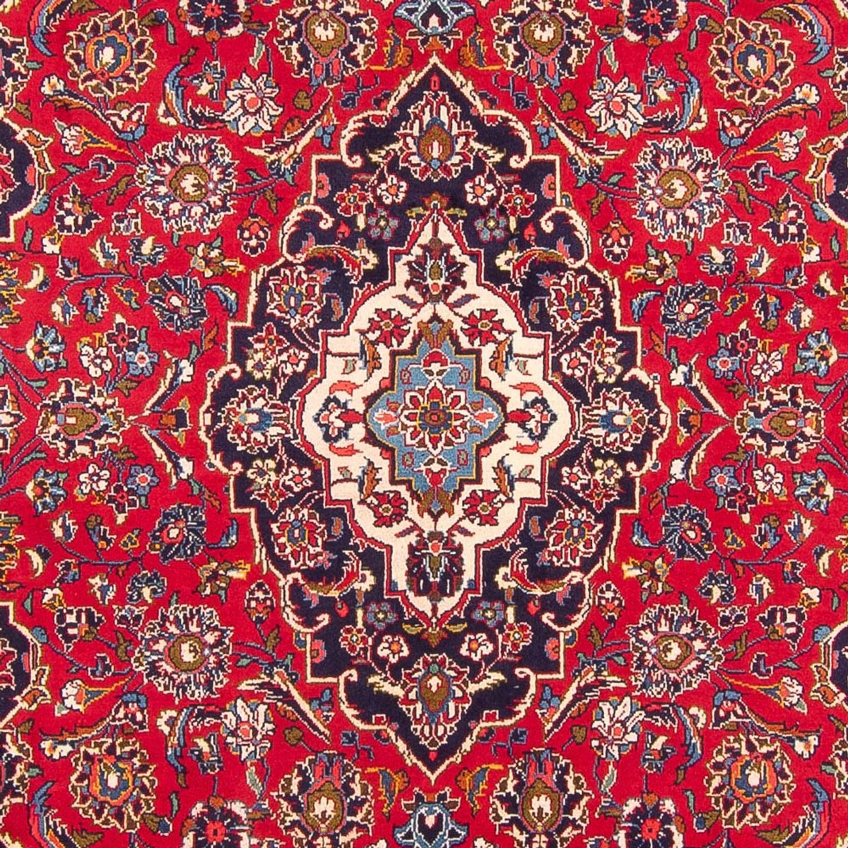 Alfombra persa - Keshan - 310 x 195 cm - rojo