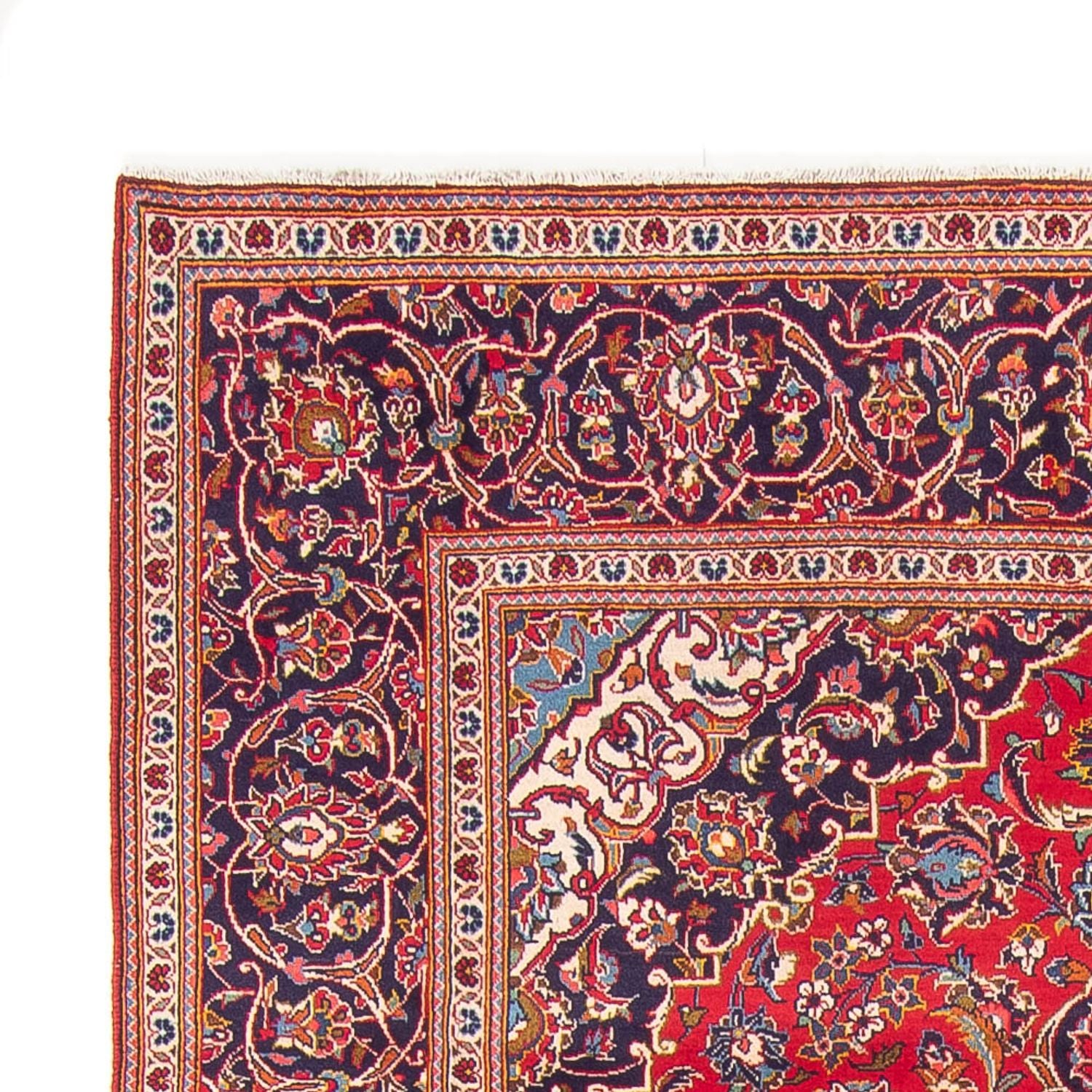Alfombra persa - Keshan - 310 x 195 cm - rojo