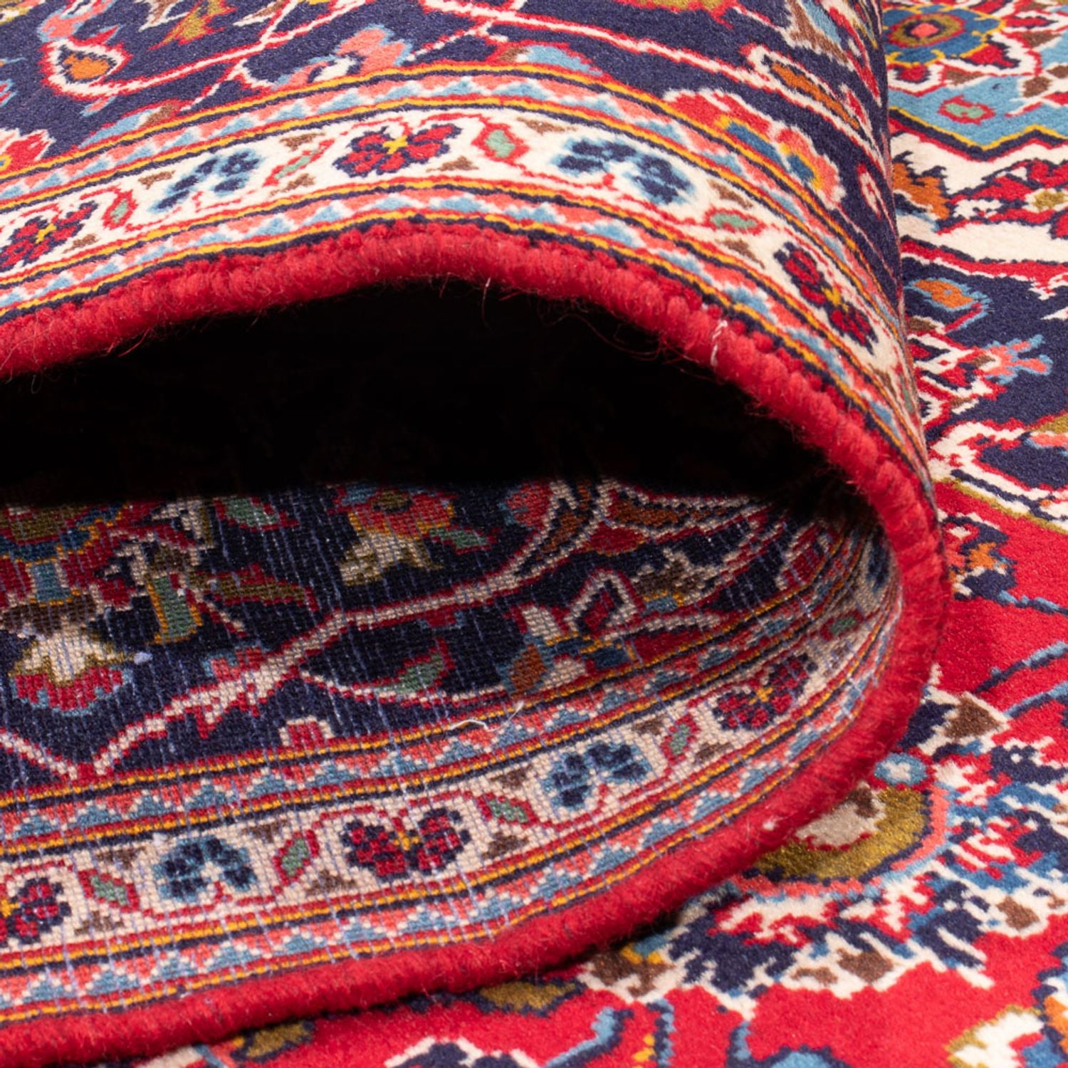 Alfombra persa - Keshan - 310 x 195 cm - rojo