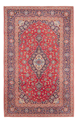 Alfombra persa - Keshan - 303 x 200 cm - rojo