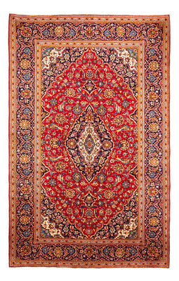 Alfombra persa - Keshan - 303 x 200 cm - rojo