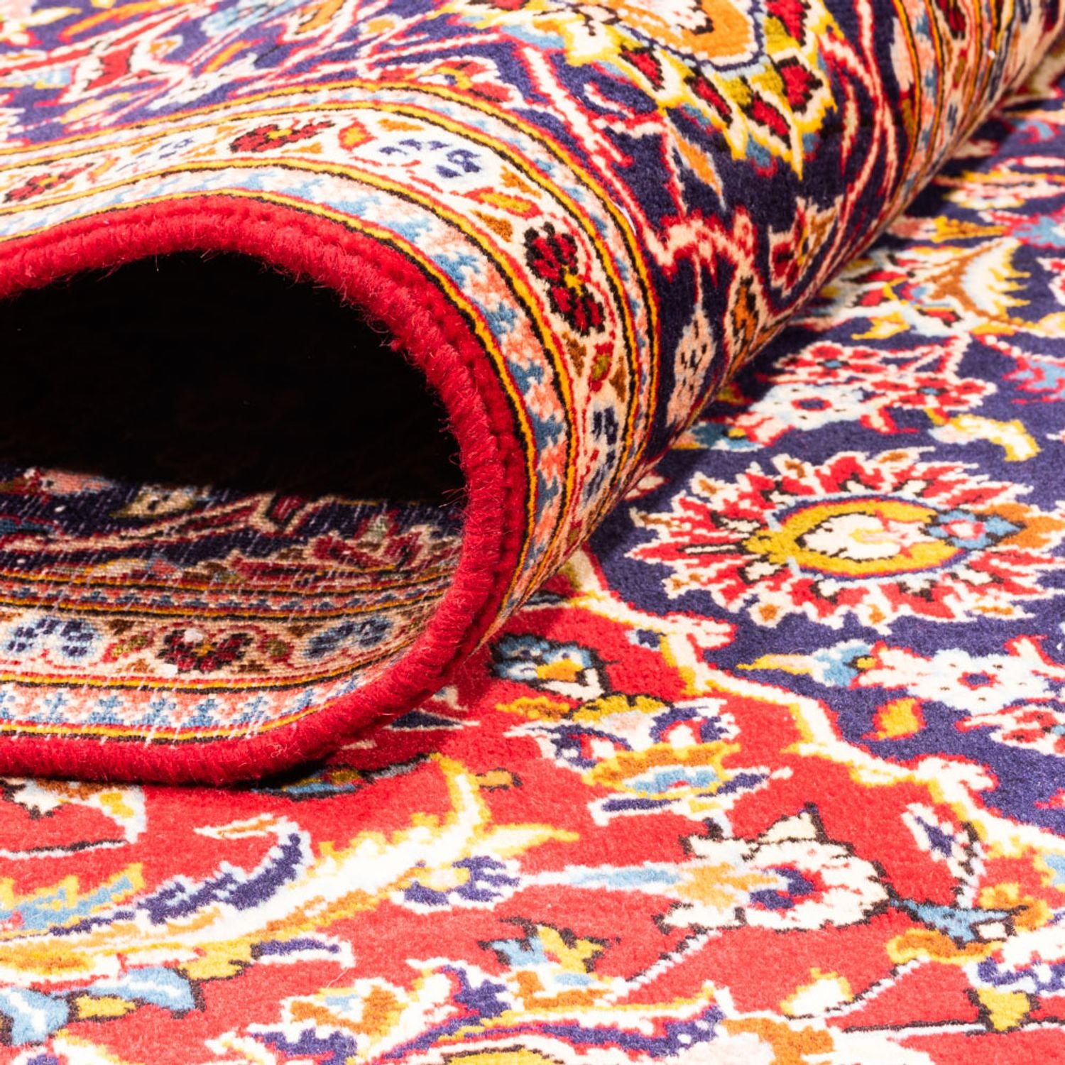 Alfombra persa - Keshan - 303 x 200 cm - rojo