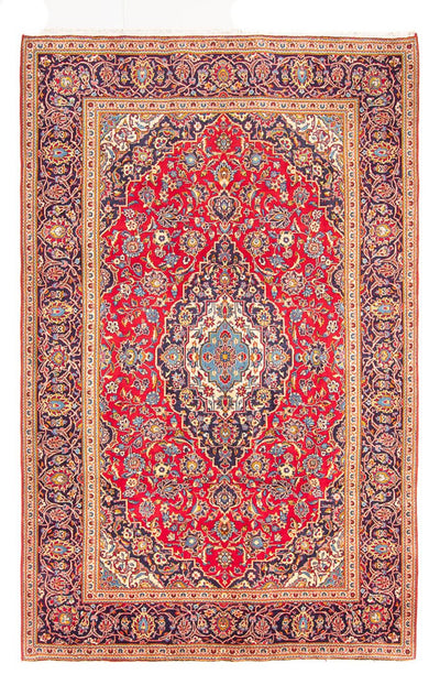 Kashan Alfombra 204x298cm - Alfombra persa - rojo