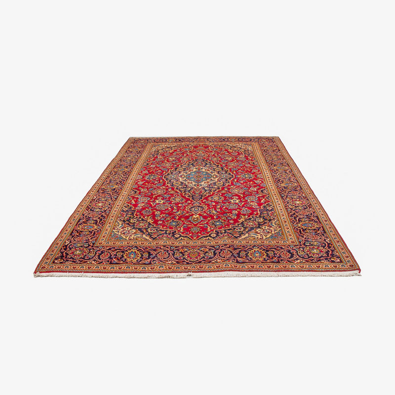 Alfombra persa - Keshan - 298 x 204 cm - rojo