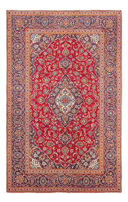 Alfombra persa - Keshan - 307 x 198 cm - rojo
